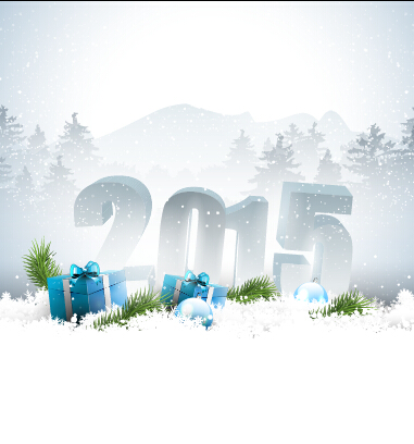 2015 winter christmas vector backgrounds 01