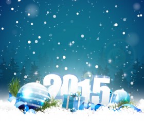 2015 winter christmas vector backgrounds 02
