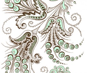 Beautiful decorative pattern vector material