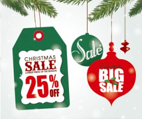 Big sale christmas creative background vector 01