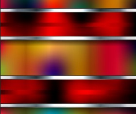 Blurs colorful background with metal vector