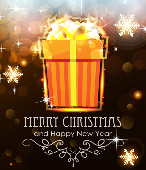 Brown style 2015 christmas and new year background 04