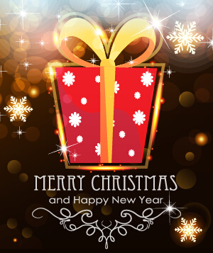 Brown style 2015 christmas and new year background 05