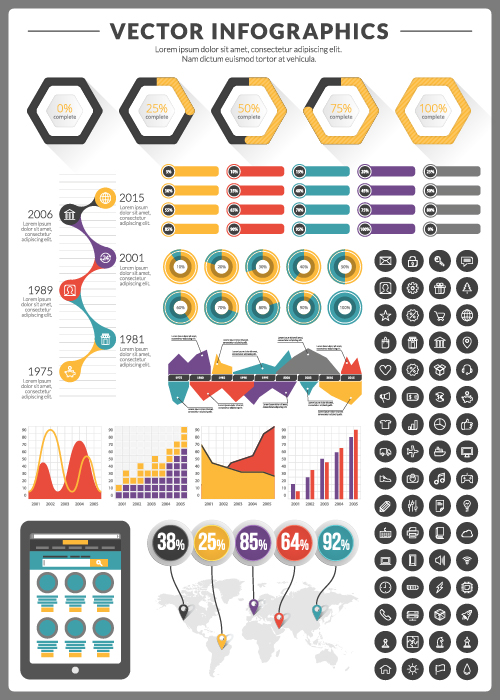 Business Infographic creative design 2425 free download