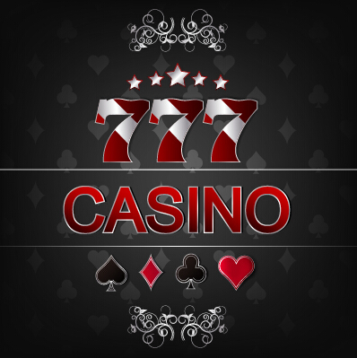 Casino poster cover vector material 01