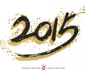 Chinese style 2015 new year vecor 01
