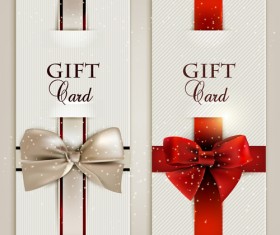 Christmas and new year gift cards ornate vector 03