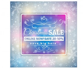 Christmas discounts with big sale background