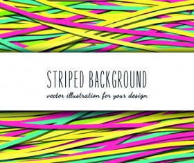 Colored striped background vector graphics