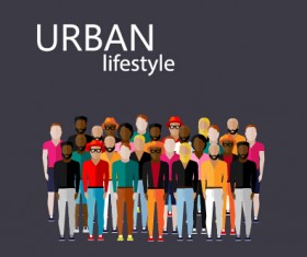 Community people vector template design 02