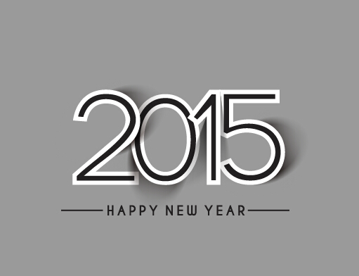 Creative 2015 new year background material set 01