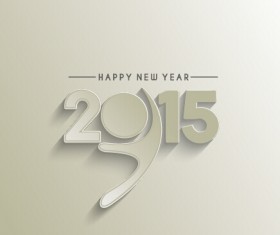 Creative 2015 new year background material set 05