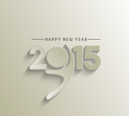 Creative 2015 new year background material set 05