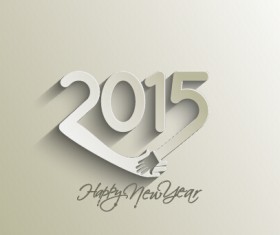 Creative 2015 new year background material set 07
