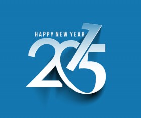 Creative 2015 new year background material set 08