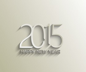 Creative 2015 new year background material set 09