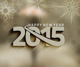 Creative 2015 new year background material set 10