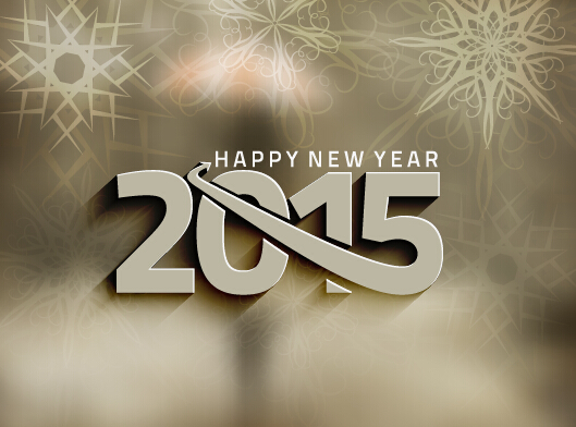 Creative 2015 new year background material set 10