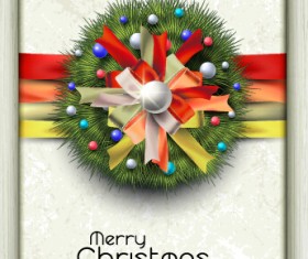 Creative christmas frame background vector design