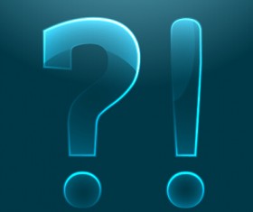 Crystal glass symbol vector set 02