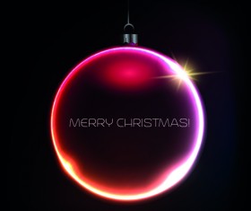 Delicate 2015 Christmas balls art backgrounds vector 02