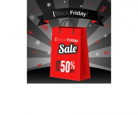 Discount black friday poster vector 05