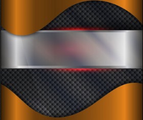 Dynamic metallic wave background vector 01