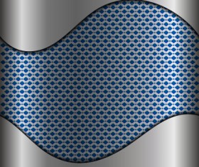 Dynamic metallic wave background vector 02