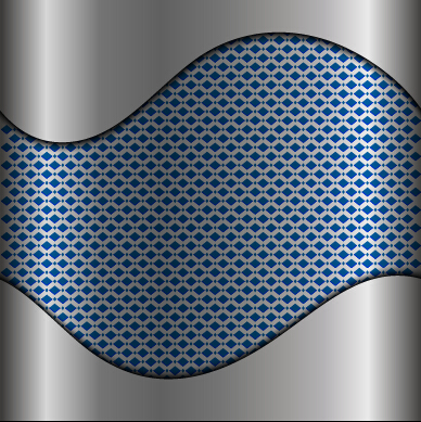 Dynamic metallic wave background vector 02