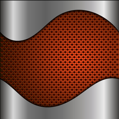 Dynamic metallic wave background vector 03