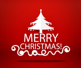 Elegant red background 2015 christmas creative vector 03