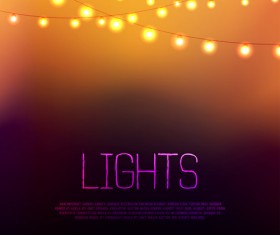 Festival hanging lights vector background art 02