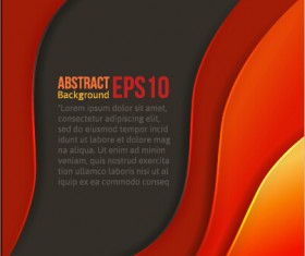 Flowing lines waves colored background vector 02