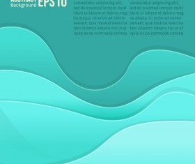 Flowing lines waves colored background vector 04