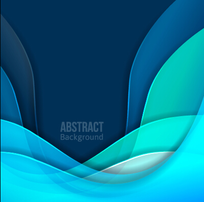 Flowing lines waves colored background vector 06