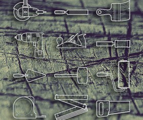 Free Tools outline icon set