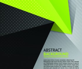 Geometric colored triangle vector background 01