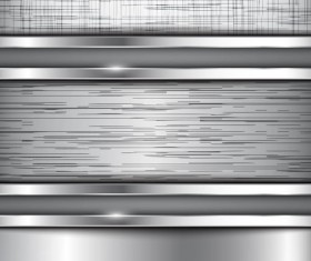 Glossy metal structure banner 05 vector