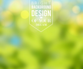 Green style blurred background vector 02