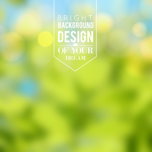 Green style blurred background vector 02