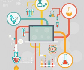 Medical Instrument infographics vector design