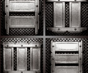 Metal art pattern vector background 04