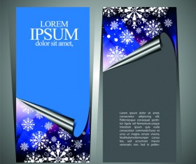 Minimalistic 2015 Merry Christmas flyer cover vector 04