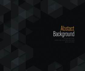 Mystic polygonal abstract background set 01