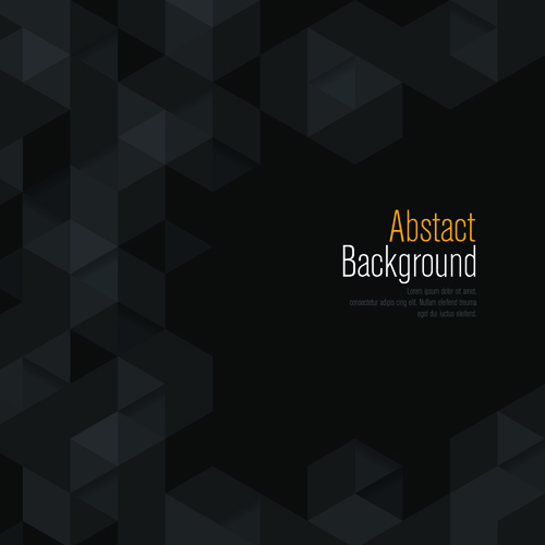 Mystic polygonal abstract background set 01