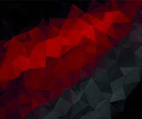 Mystic polygonal abstract background set 02