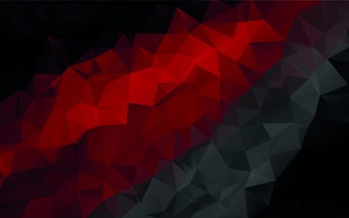 Mystic polygonal abstract background set 02