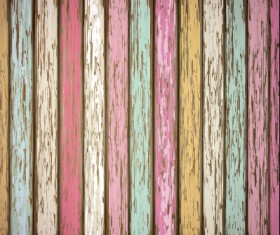 Old wooden board textured vector background 04