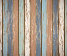 Old wooden board textured vector background 09