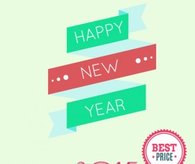 Original design 2015 new year discount flyer cover vector 02